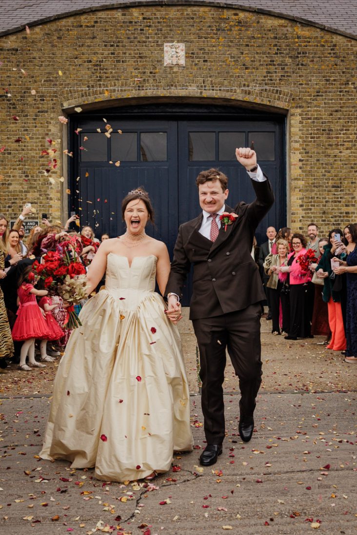 Trinity Buoy Wharf Christmas Wedding